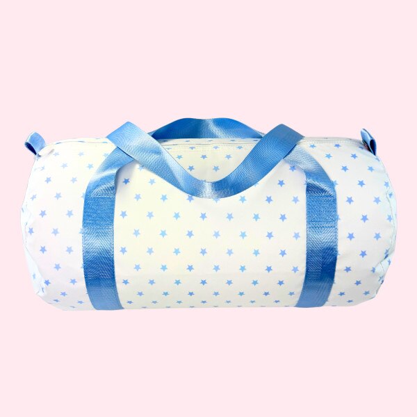Sugar Lulu Vintage Chic Drawstring Duffle Bag - Mesh Beach Tote In Mint Green